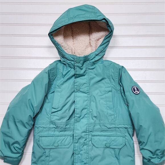 Lands End Kids Expedition Waterproof Winter Down Parka Jacket - Picture 5 of 15